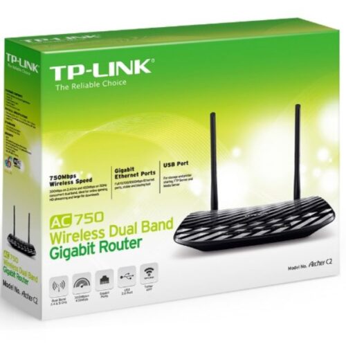 Roteador TP-LINK Archer C2 AC750 Dual Band (1750502207)